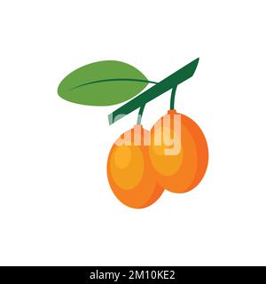 Imbe Flat design clip art vector illustration isolated on a white background Stock Vector