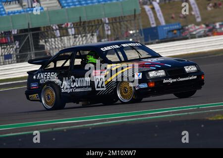 Paul Mensley, Ford Sierra Cosworth RS500, An impressive grid for the Tony Dron Memorial Trophy for MRL Historic Touring Cars, a 45 minute race on the Stock Photo