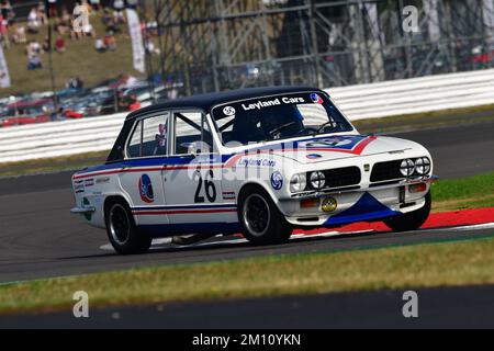 Myles Poulton, Triumph Dolomite Sprint, An impressive grid for the Tony Dron Memorial Trophy for MRL Historic Touring Cars, a 45 minute race on the fu Stock Photo