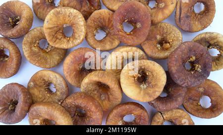 Dried Figs or Anjeer fruit from India is a healthy nutritional food Stock Photo