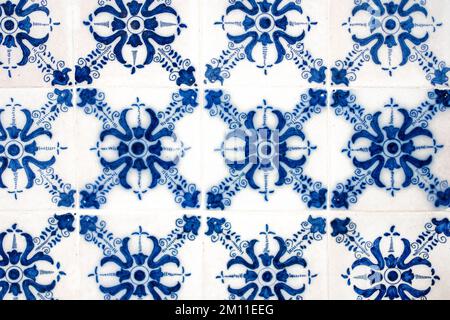 Handmade blue Iznik tile of Topkapi Palace in Istanbul, Turkey. Stock Photo