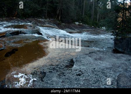 Red Creek in early winter, Dolly Sods Wilderness, West Virginia Stock Photo