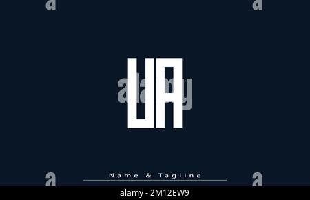 Alphabet letters Initials Monogram logo TA , AT Stock Vector