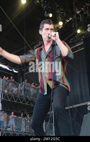 The Bonnaroo Music and Arts Festival - Arctic Monkeys in concert Stock Photo