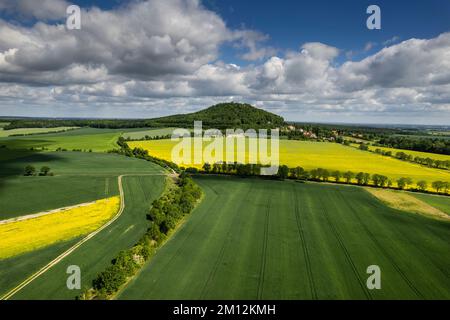 Europe, Poland, Lower Silesia, Grodziec / Gröditzberg Stock Photo