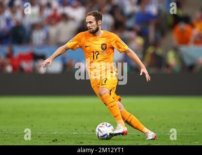 Doha, Qatar, 9th December 2022.  Daley Blind of Netherlands during the FIFA World Cup 2022 match at Lusail Stadium, Doha. Picture credit should read: David Klein / Sportimage Credit: Sportimage/Alamy Live News Stock Photo