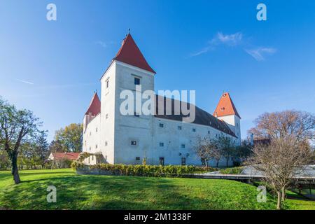 Orth an der Donau, Schloss Orth Castle in Donau, Lower Austria, Austria Stock Photo