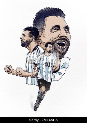 Messi 2D Wall Art by Lars_ - Thingiverse | Messi drawing, Messi, Cartoon  art drawing