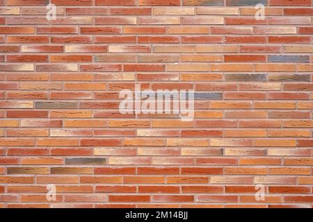 Background from a clean red brick wall Stock Photo