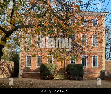 Master's lodge at Peterhouse college, founded 1284, the oldest of the colleges at the university of Cambridge, England. Stock Photo