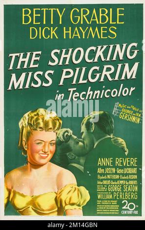 BETTY GRABLE in THE SHOCKING MISS PILGRIM (1947), directed by GEORGE