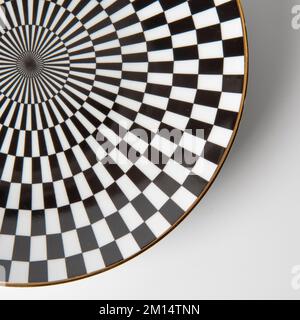 oriental designed luxury dinner plates Stock Photo