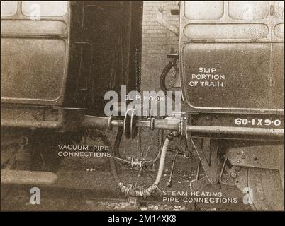 Train buffers and coupling Stock Photo - Alamy