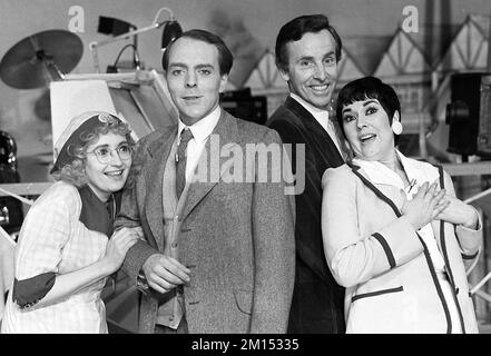 File photo dated 12/3/1984 of (left to right) Su Pollard, Simon Cadell, Michael Knowles and Ruth Madoc, from the BBC 1 comedy Hi-de-Hi. Madoc has died aged 79, her agent has confirmed in a statement. Issue date: Saturday December 10, 2022. Stock Photo