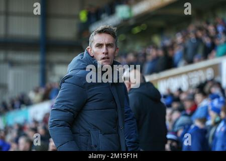 Ipswich, UK. 10th Dec, 2022. Kieran McKenna manager of Ipswich Town during the Sky Bet League 1 match Ipswich Town vs Peterborough at Portman Road, Ipswich, United Kingdom, 10th December 2022 (Photo by Arron Gent/News Images) in Ipswich, United Kingdom on 12/10/2022. (Photo by Arron Gent/News Images/Sipa USA) Credit: Sipa USA/Alamy Live News Stock Photo