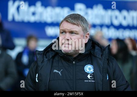 Ipswich, UK. 10th Dec, 2022. Grant McCann manager of Peterborough United during the Sky Bet League 1 match Ipswich Town vs Peterborough at Portman Road, Ipswich, United Kingdom, 10th December 2022 (Photo by Arron Gent/News Images) in Ipswich, United Kingdom on 12/10/2022. (Photo by Arron Gent/News Images/Sipa USA) Credit: Sipa USA/Alamy Live News Stock Photo