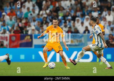 Al Daayen, Qatar. 9th Dec, 2022. Steven Berghuis (NED) Football/Soccer : FIFA World Cup Qatar 2022 Quarter-final match between Netherlands 2 (PSO 3-4) 2 Argentina at the Lusail Stadium in Al Daayen, Qatar . Credit: Mutsu Kawamori/AFLO/Alamy Live News Stock Photo