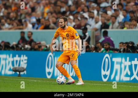 Al Daayen, Qatar. 9th Dec, 2022. Daley Blind (NED) Football/Soccer : FIFA World Cup Qatar 2022 Quarter-final match between Netherlands 2 (PSO 3-4) 2 Argentina at the Lusail Stadium in Al Daayen, Qatar . Credit: Mutsu Kawamori/AFLO/Alamy Live News Stock Photo