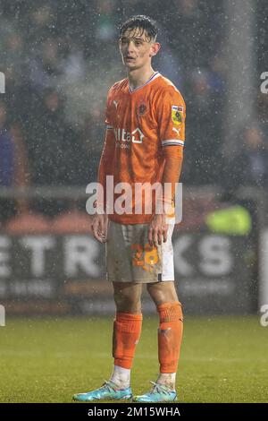 Blackpool, UK. 10th Dec, 2022. Charlie Patino #28 of Blackpool during the Sky Bet Championship match Blackpool vs Birmingham City at Bloomfield Road, Blackpool, United Kingdom, 10th December 2022 (Photo by Mark Cosgrove/News Images) in Blackpool, United Kingdom on 12/10/2022. (Photo by Mark Cosgrove/News Images/Sipa USA) Credit: Sipa USA/Alamy Live News Stock Photo