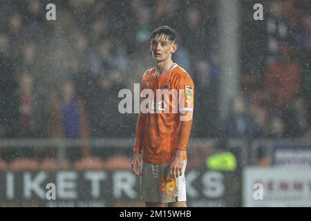 Blackpool, UK. 10th Dec, 2022. Charlie Patino #28 of Blackpool during the Sky Bet Championship match Blackpool vs Birmingham City at Bloomfield Road, Blackpool, United Kingdom, 10th December 2022 (Photo by Mark Cosgrove/News Images) in Blackpool, United Kingdom on 12/10/2022. (Photo by Mark Cosgrove/News Images/Sipa USA) Credit: Sipa USA/Alamy Live News Stock Photo