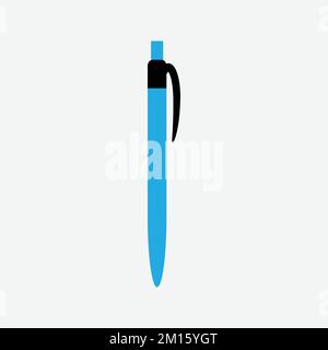 Ball Point Pen Icon. Office Concept, Cartoon of Sickle Vector Icon for Web Design Isolated on White Background - Vector. Vector illustration Stock Vector