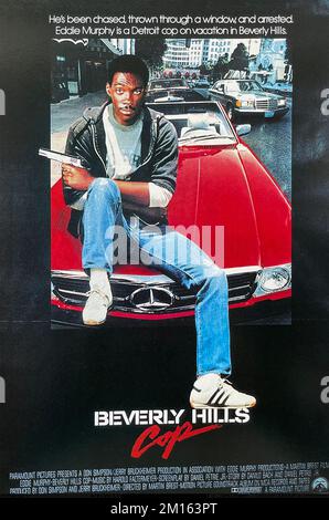 BEVERLY HILLS COP 1984 Paramount Pictures film with Eddie Murphy Stock Photo