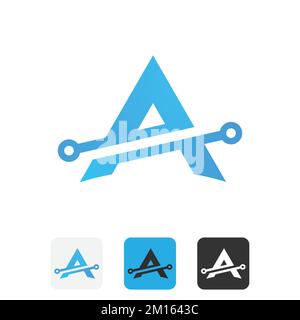 clean and modern abstract Logo template Stock Vector