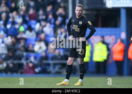 Ipswich, UK. 10th Dec, 2022. Joe Ward #23 of Peterborough United during the Sky Bet League 1 match Ipswich Town vs Peterborough at Portman Road, Ipswich, United Kingdom, 10th December 2022 (Photo by Arron Gent/News Images) in Ipswich, United Kingdom on 12/10/2022. (Photo by Arron Gent/News Images/Sipa USA) Credit: Sipa USA/Alamy Live News Stock Photo