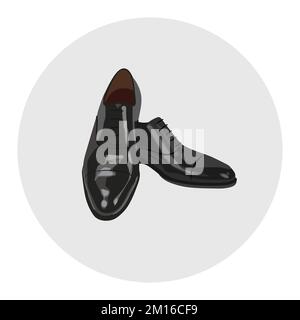 Blue suede shoes, mens Stock Vector Images - Alamy