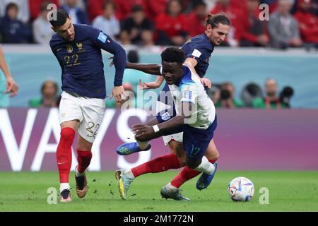 Adrien Rabiot Of France (L) And Bukayo Saka Of England (R) In Action ...