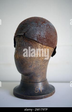 Lock & Co. Hatters ,  wooden mannequin Stock Photo