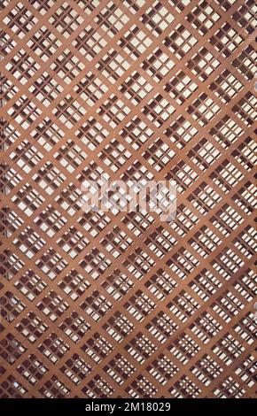 Wood texture with checked patterns as background Stock Photo