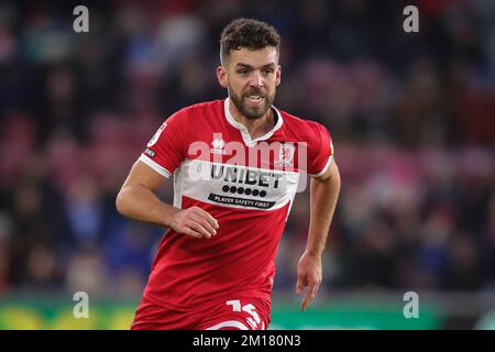Middlesbrough, UK. 10th Dec, 2022. Tommy Smith #14 of Middlesbrough during the Sky Bet Championship match Middlesbrough vs Luton Town at Riverside Stadium, Middlesbrough, United Kingdom, 10th December 2022 (Photo by James Heaton/News Images) in Middlesbrough, United Kingdom on 12/10/2022. (Photo by James Heaton/News Images/Sipa USA) Credit: Sipa USA/Alamy Live News Stock Photo