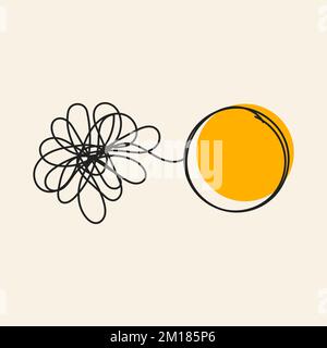 Help, life coaching, mentoring, problem solving Stock Vector