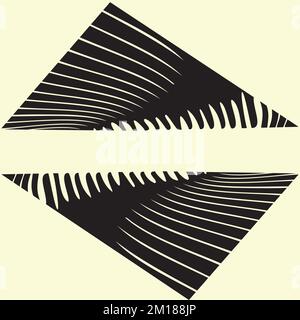 Abstract graphic design. Space for text. Stock Vector
