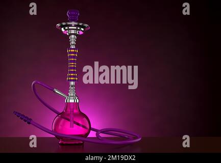 3D rendering of traditional Turkish tobacco water pipe on dark background  Stock Photo - Alamy