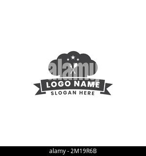 Restaurant Logo - Vector Illustration, Editable Graphic Design For Your Design. Stock Vector