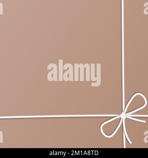 String Bow Transparent String bow isolated on transparent background. Vector Christmas lace ...