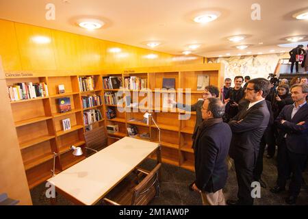 Porto, Portugal. 09th Dec, 2022. Porto, 09/12/2022 - Batalha Cinema in Porto, Portugal, reopens after three years in rehabilitation. The Cinema Center reopens with two projection rooms, a library and a gallery for visual arts. (Photo by Telmo Pinto/NurPhoto) Credit: NurPhoto/Alamy Live News Stock Photo