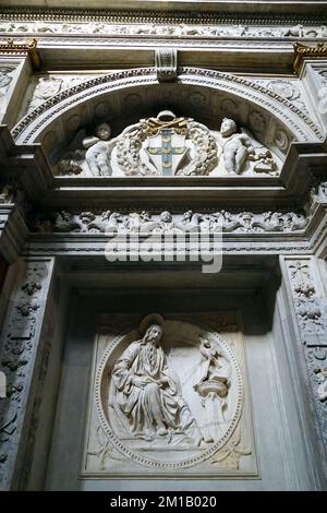 interior, Metropolitan Cathedral of Saint Mary of the Assumption, Cattedrale Metropolitana di Santa Maria Assunta, Siena, Tuscany, Toscana, Italy Stock Photo