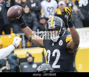 Pittsburgh Steelers running back Najee Harris (22) celebrates a touchdown  during an NFL football game, Sunday, Dec. 11, 2022, in Pittsburgh, PA. (AP  Photo/Matt Durisko Stock Photo - Alamy