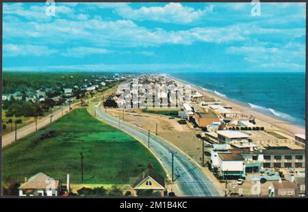 Virginia Beach, Virginia , Cities & towns, Beaches, Tichnor Brothers Collection, postcards of the United States Stock Photo