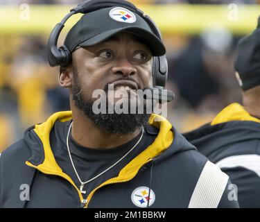 Pittsburgh Steelers head coach Mike Tomlin during the fourth quarter of the Baltimore Ravens 16-14 victory at Acrisure Stadium on Sunday, December 11, 2022 in Pittsburgh.  Photo by Archie Carpenter/UPI Stock Photo