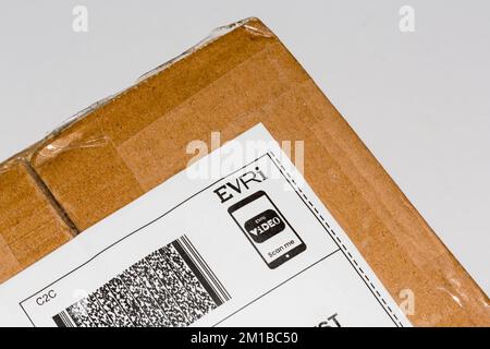 An EVRi parcel delivery Stock Photo - Alamy