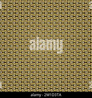 Geometric vector pattern with black and golden arrows. Geometric modern ornament. Seamless abstract background Stock Vector