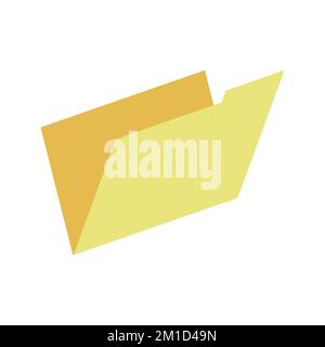 Folder Icon isolated. Office Concept. - Vector. Vector illustration Stock Vector