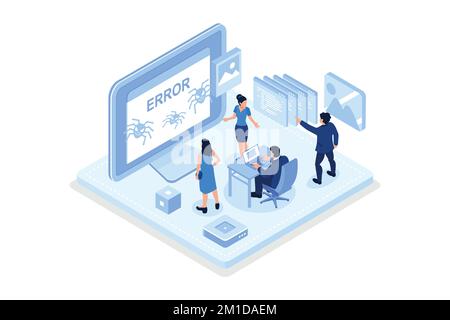 Students Study Online in University or College Campus. Girls and Boys Learning Together with Smartphone and Books. Distance Education Technology Conce Stock Vector