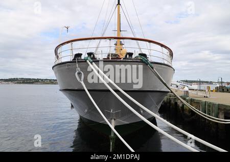 Sailing ship in the port of Halifax, Nova Scotia Stock Photo