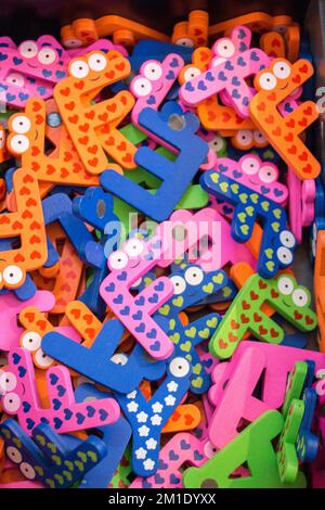 Colorful alphabet letter icons in stock in view Stock Photo Alamy