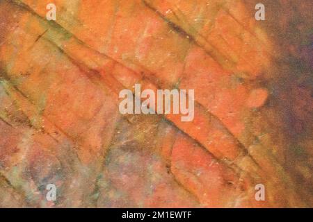 Viscose fabric sample in different color patterns closeup as textile background Stock Photo